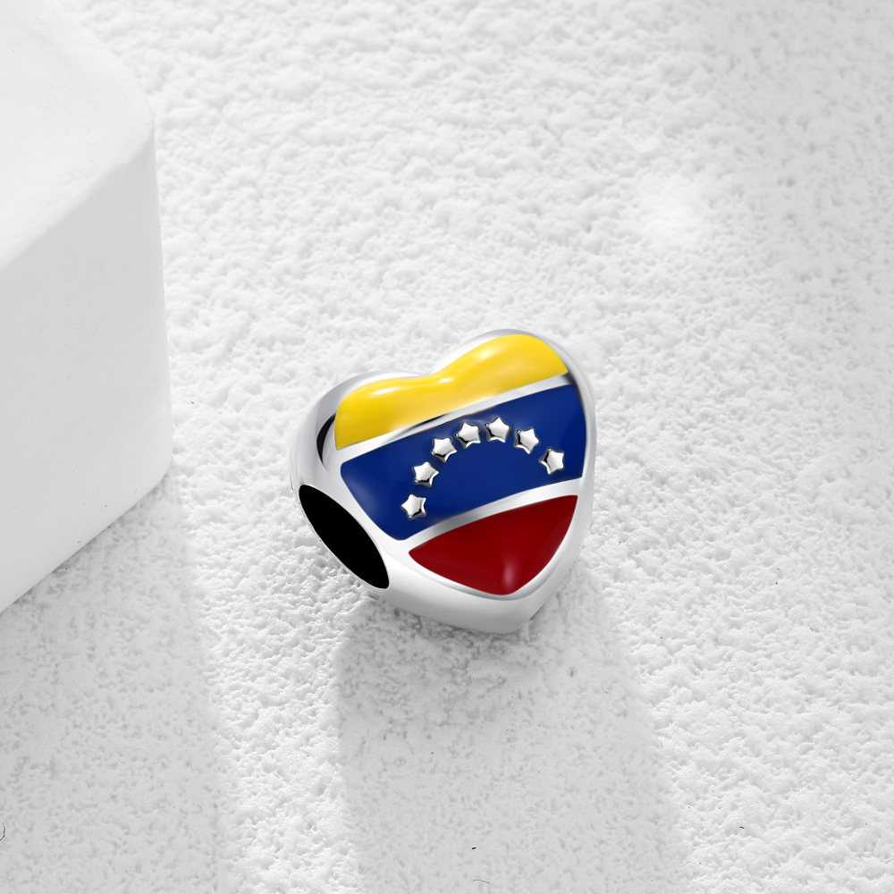 31 Countries Flag Heart Charms - Jewelry Making Uk recensie en prijs