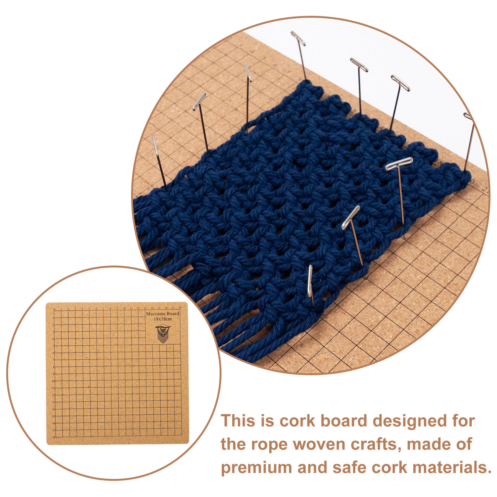 1 Set Cork Macrame Board Grid  - Jewelry Making Knots recensie en prijs