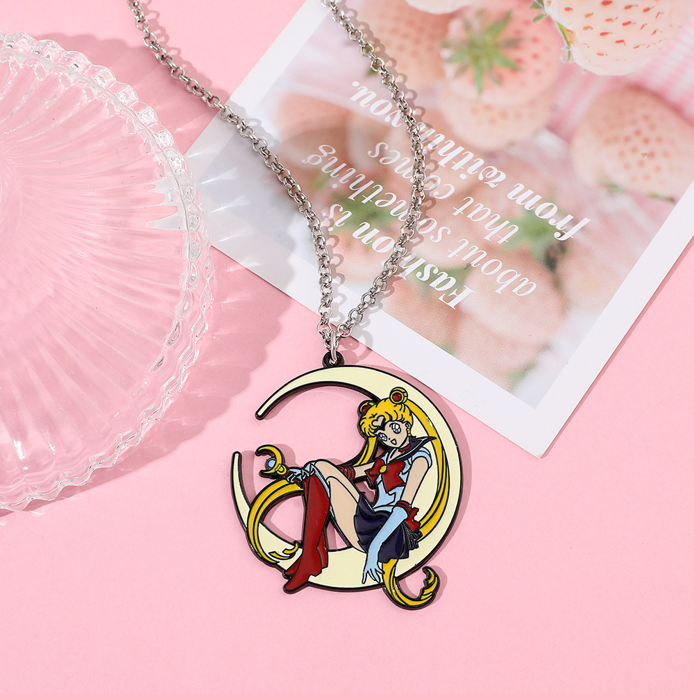 Sweet Anime Metal Enamel Neckl - Jewelry Making Necklaces recensie en prijs