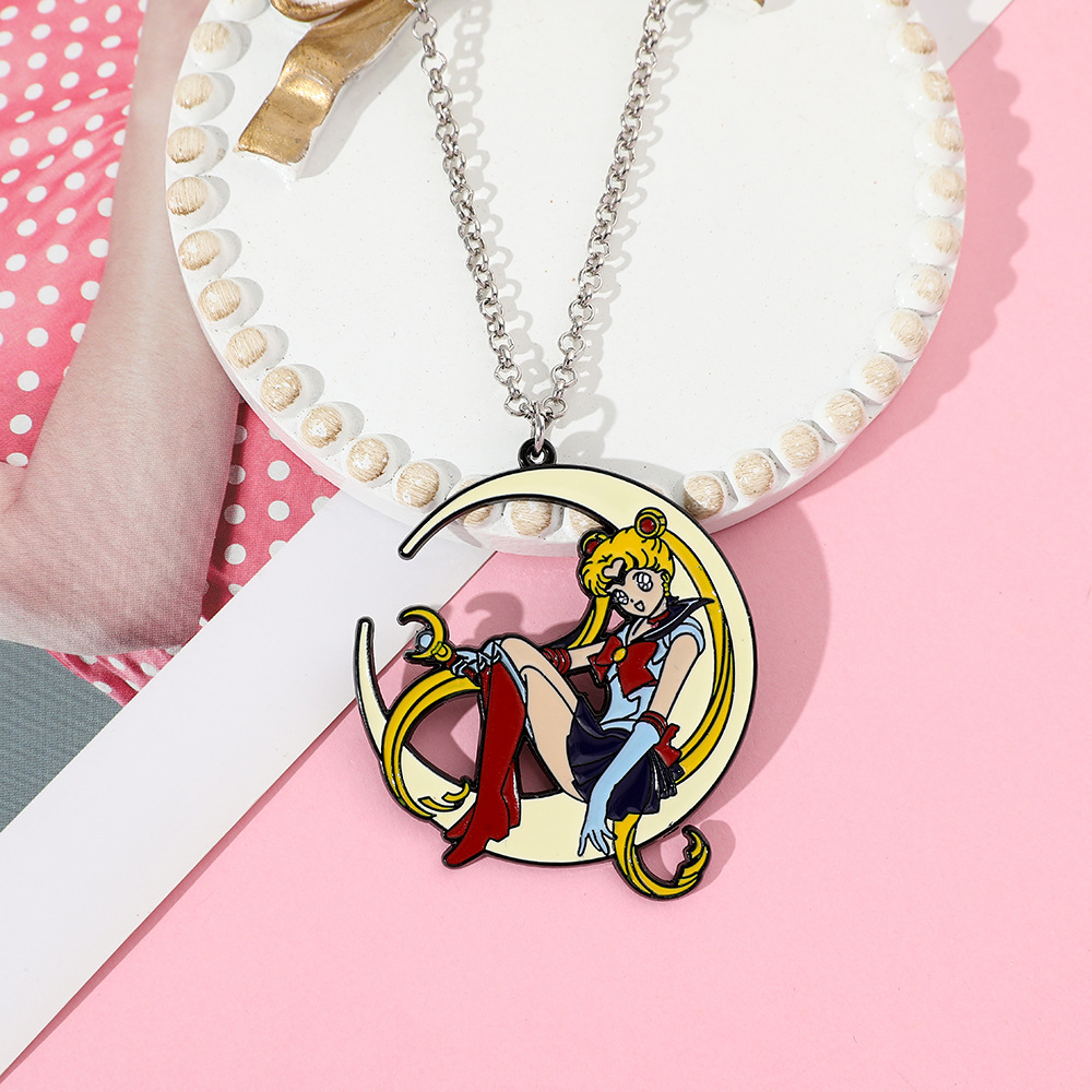 Sweet Anime Metal Enamel Neckl - Jewelry Making Necklaces recensie en prijs