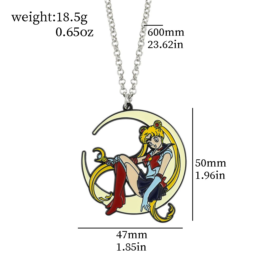 Sweet Anime Metal Enamel Neckl - Jewelry Making Necklaces recensie en prijs