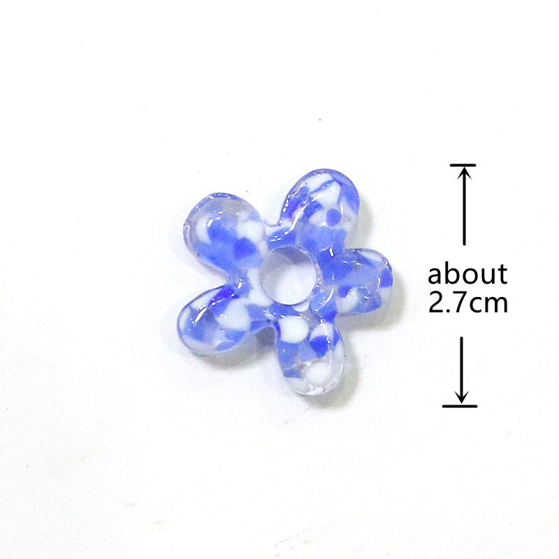 6pcs New Lovely Mini Glass Flo - Jewelry Making For Birthday Party recensie en prijs