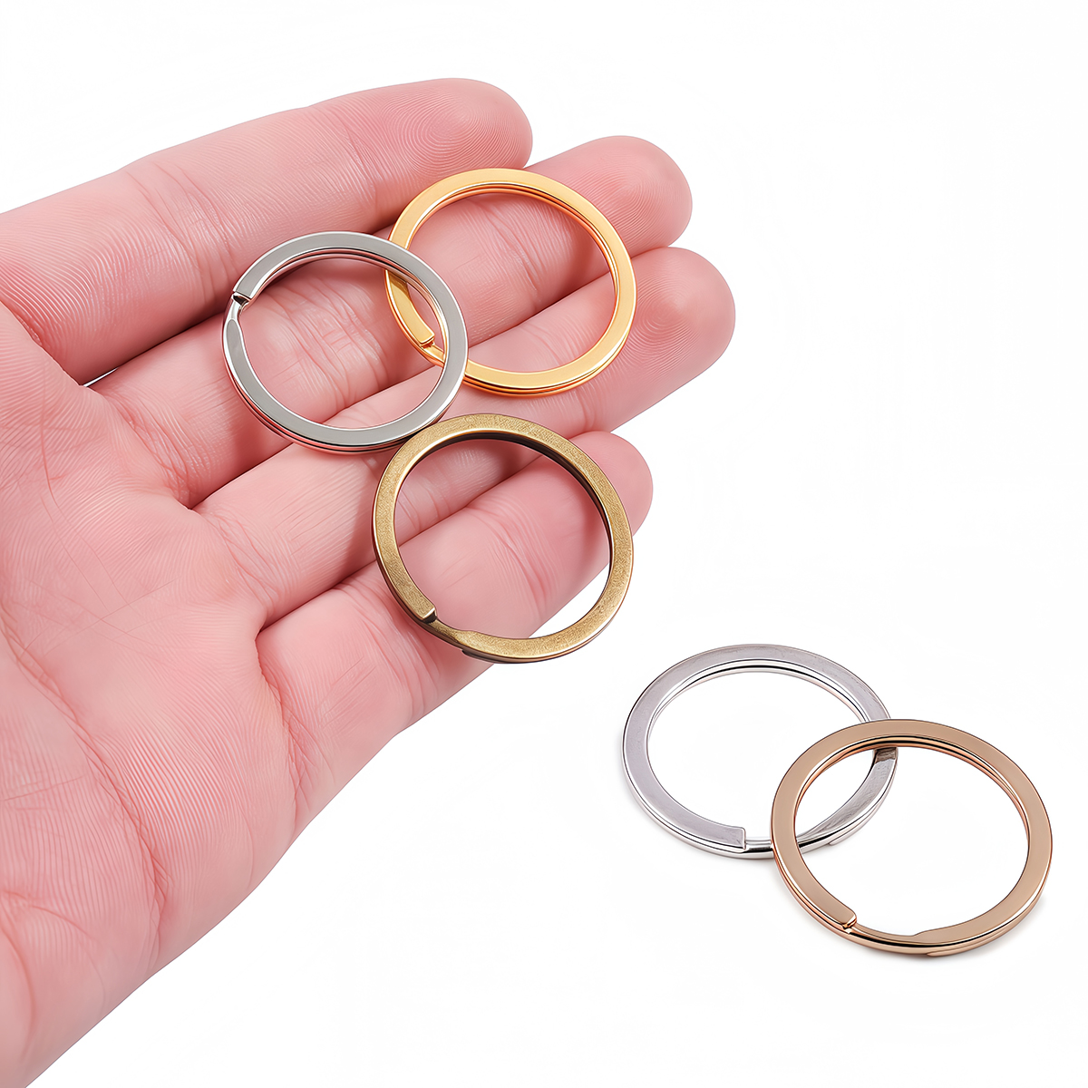 5/10pcs Metal Alloy Key Rings  - Jewelry Making Hoops recensie en prijs