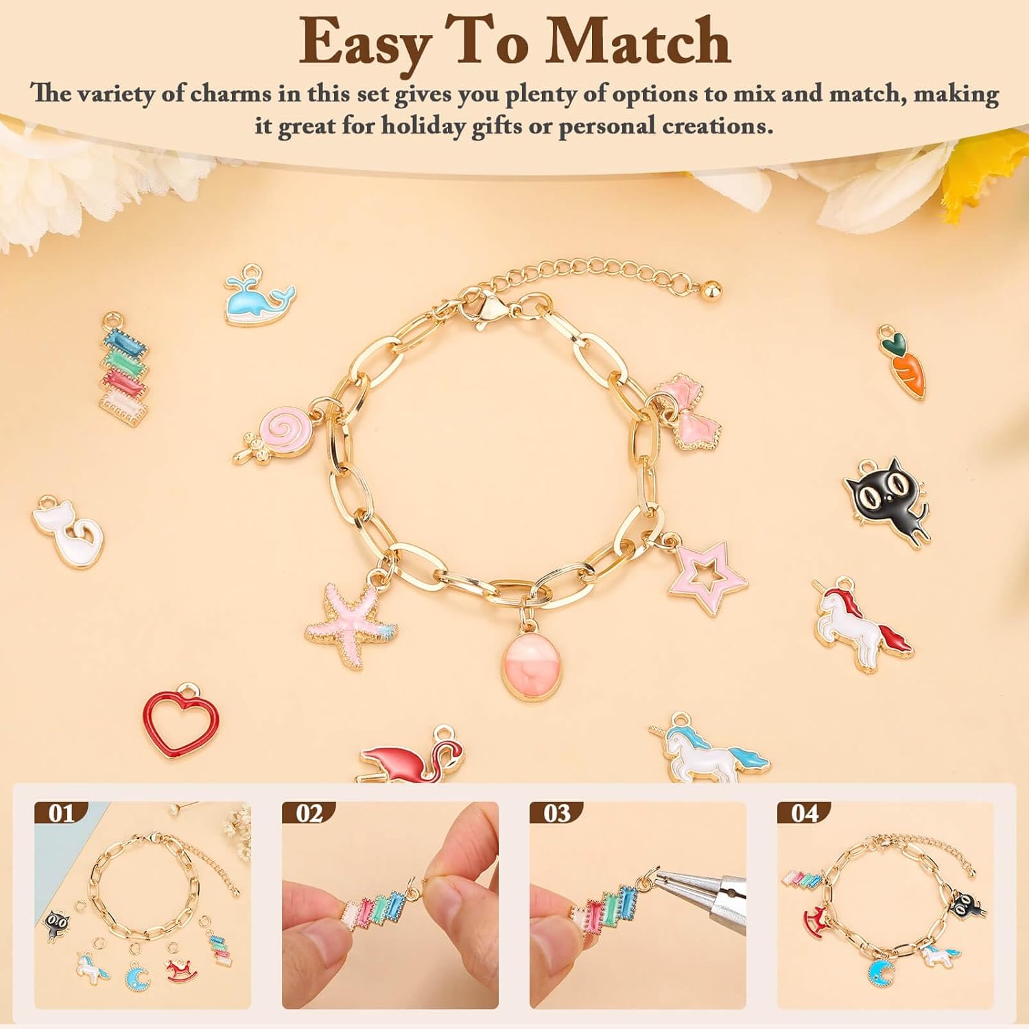 417Pcs Charm Bracelet Making K - Jewelry Making Party For Adults recensie en prijs