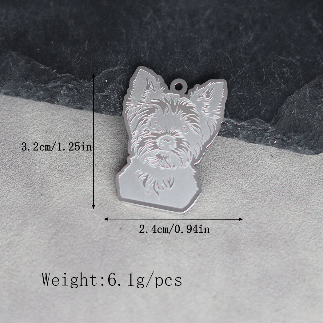 2pcs Yorkshire Terrier Charm F - Jewelry Making Yorkshire recensie en prijs