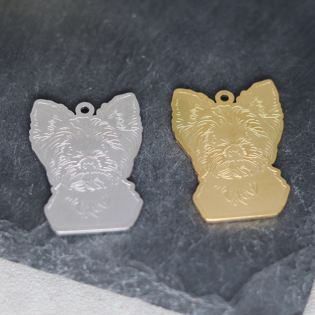 2pcs Yorkshire Terrier Charm F - Jewelry Making Yorkshire recensie en prijs