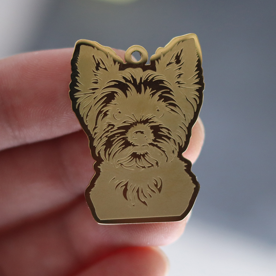 2pcs Yorkshire Terrier Charm F - Jewelry Making Yorkshire recensie en prijs