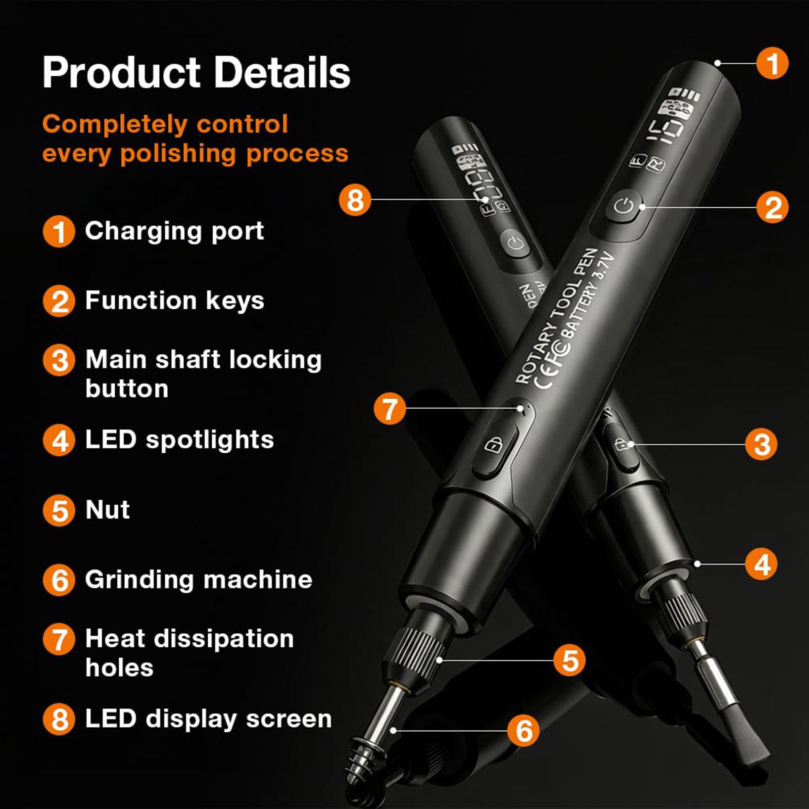 Cordless Rotary Tool 6 Speed R - Jewelry Making Rotary Tool recensie en prijs