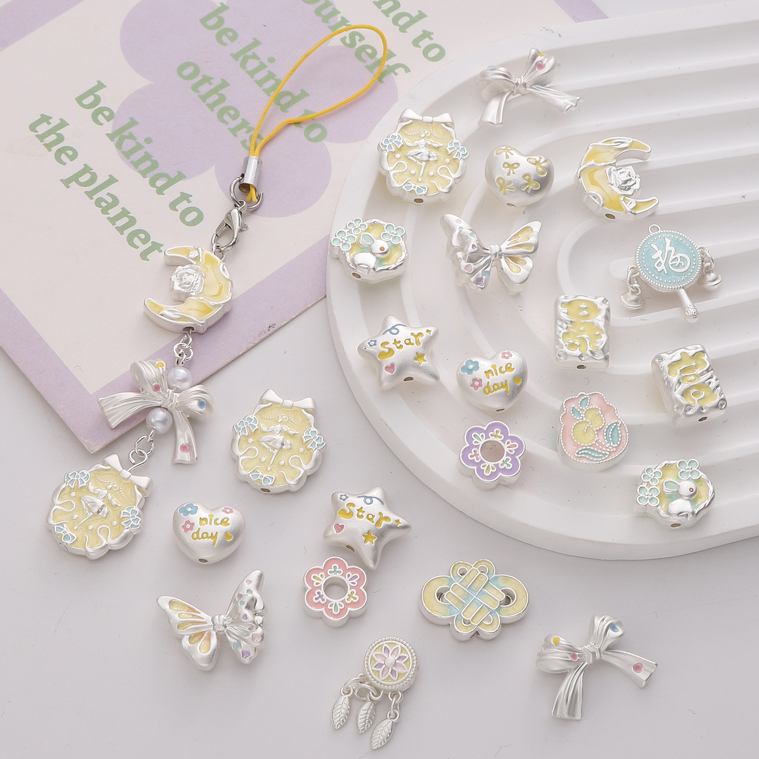 Alloy Moon Charms Beads Pendan - Jewelry Making For Birthday Party recensie en prijs
