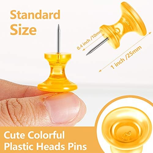 60 Pcs Giant Push Pins with Pl - Head Pin Assorted recensie en prijs