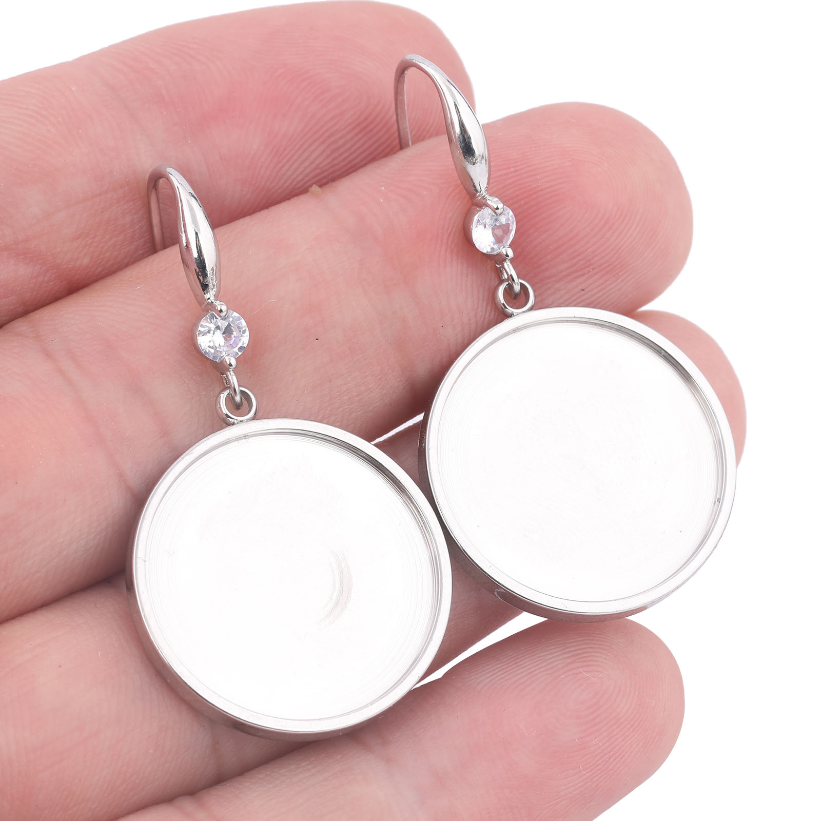 6pcs Stainless Steel Fit 20mm  - Jewelry Making Stones recensie en prijs