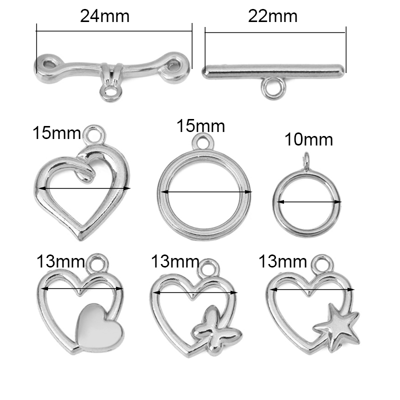 5sets PVD Never Fade Stainless - Jewelry Making Accessories recensie en prijs