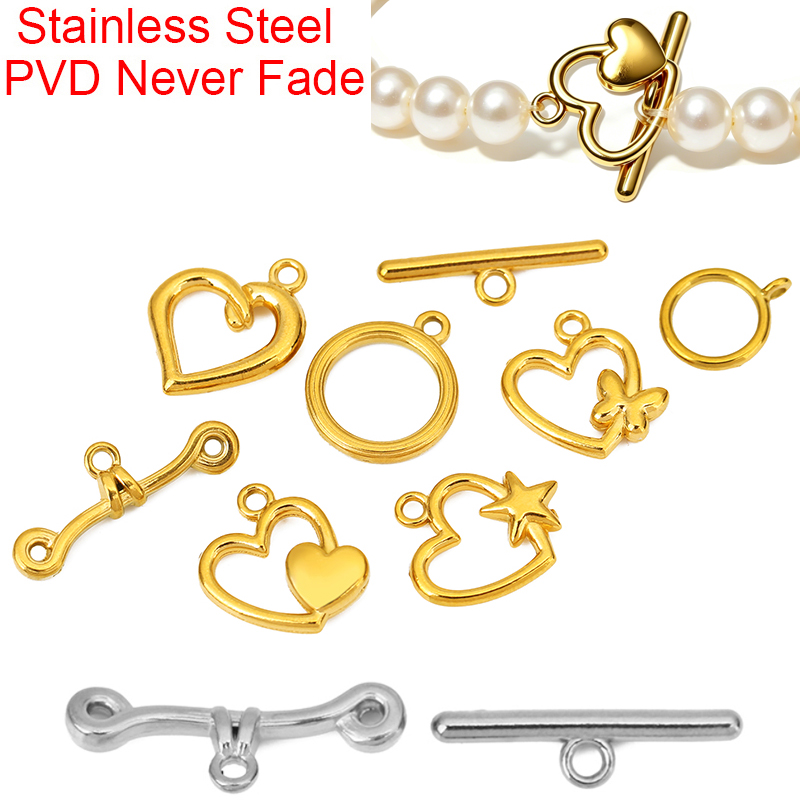 5sets PVD Never Fade Stainless - Jewelry Making Accessories recensie en prijs