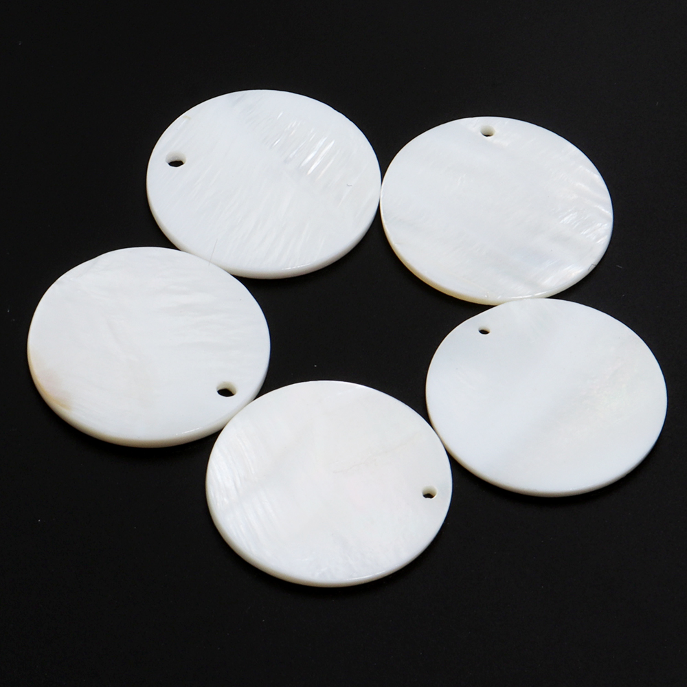 8-30mm Natural White Shell Dis - Jewelry Making Stones recensie en prijs