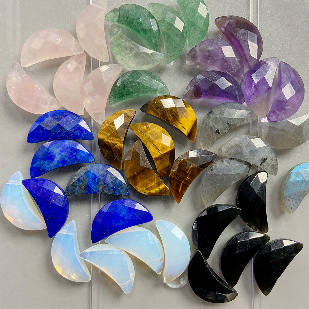 Top Drilled Moon Shape Stone B - Jewelry Making Drill recensie en prijs