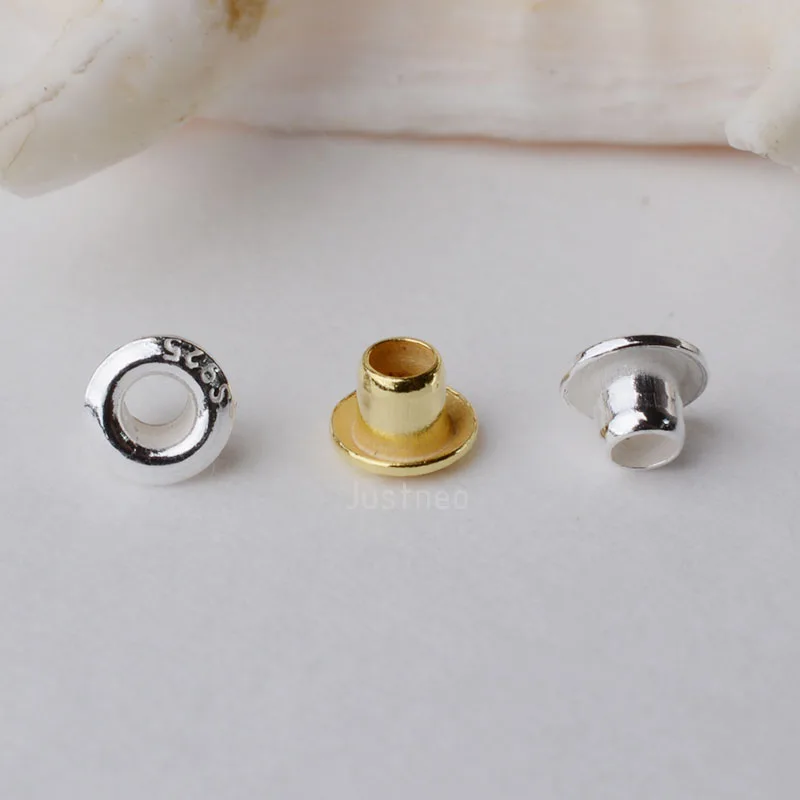925 Sterling Silver Grommet Ey - Jewelry Making Rivets recensie en prijs