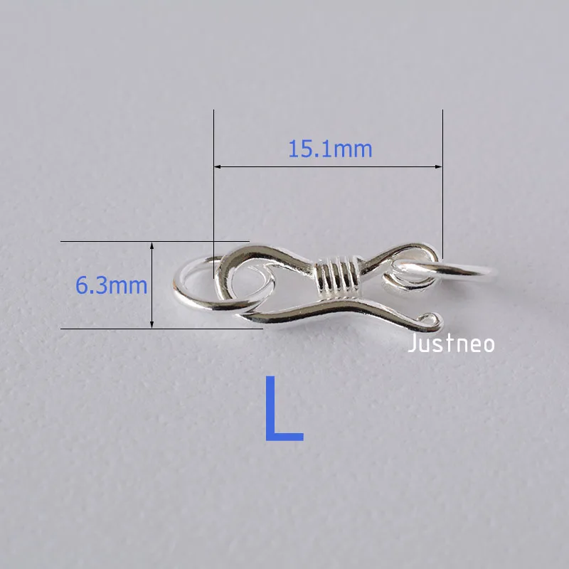 Sterling Silver S Hook & Eye F - Jewelry Making Silver recensie en prijs
