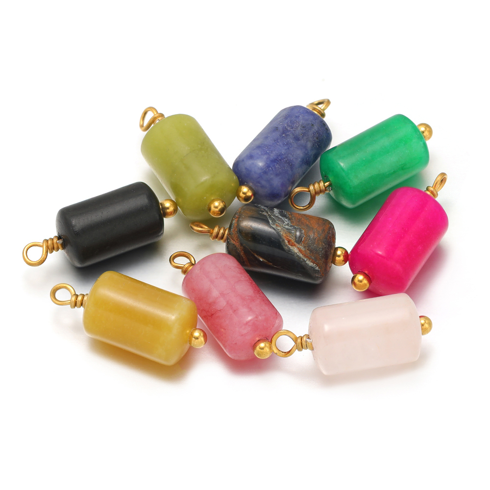 10pcs Stainless Steel Natural  - Jewelry Making Stones recensie en prijs