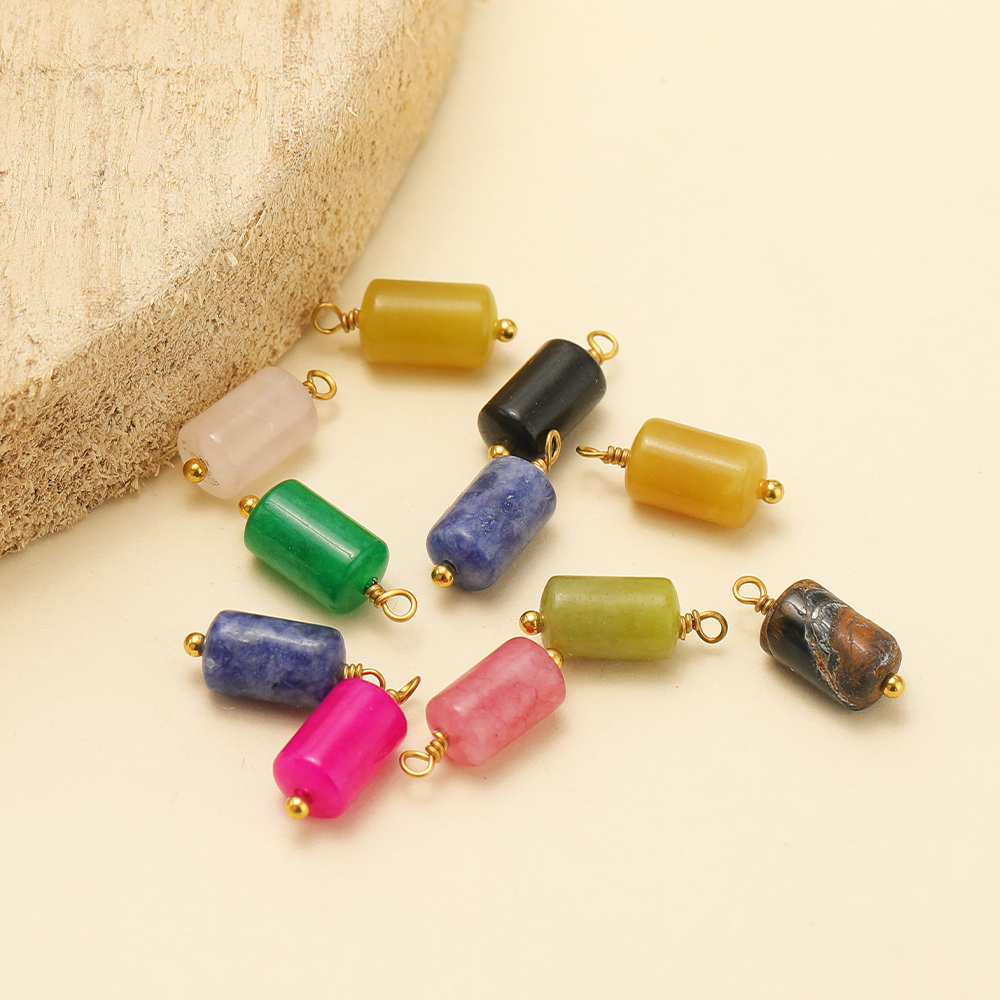 10pcs Stainless Steel Natural  - Jewelry Making Stones recensie en prijs