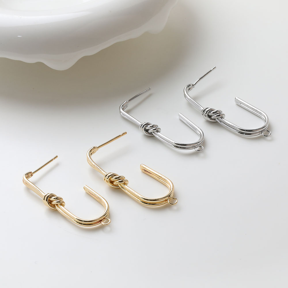 2PCS Dainty U-shaped Knotted E - Jewelry Making Knots recensie en prijs