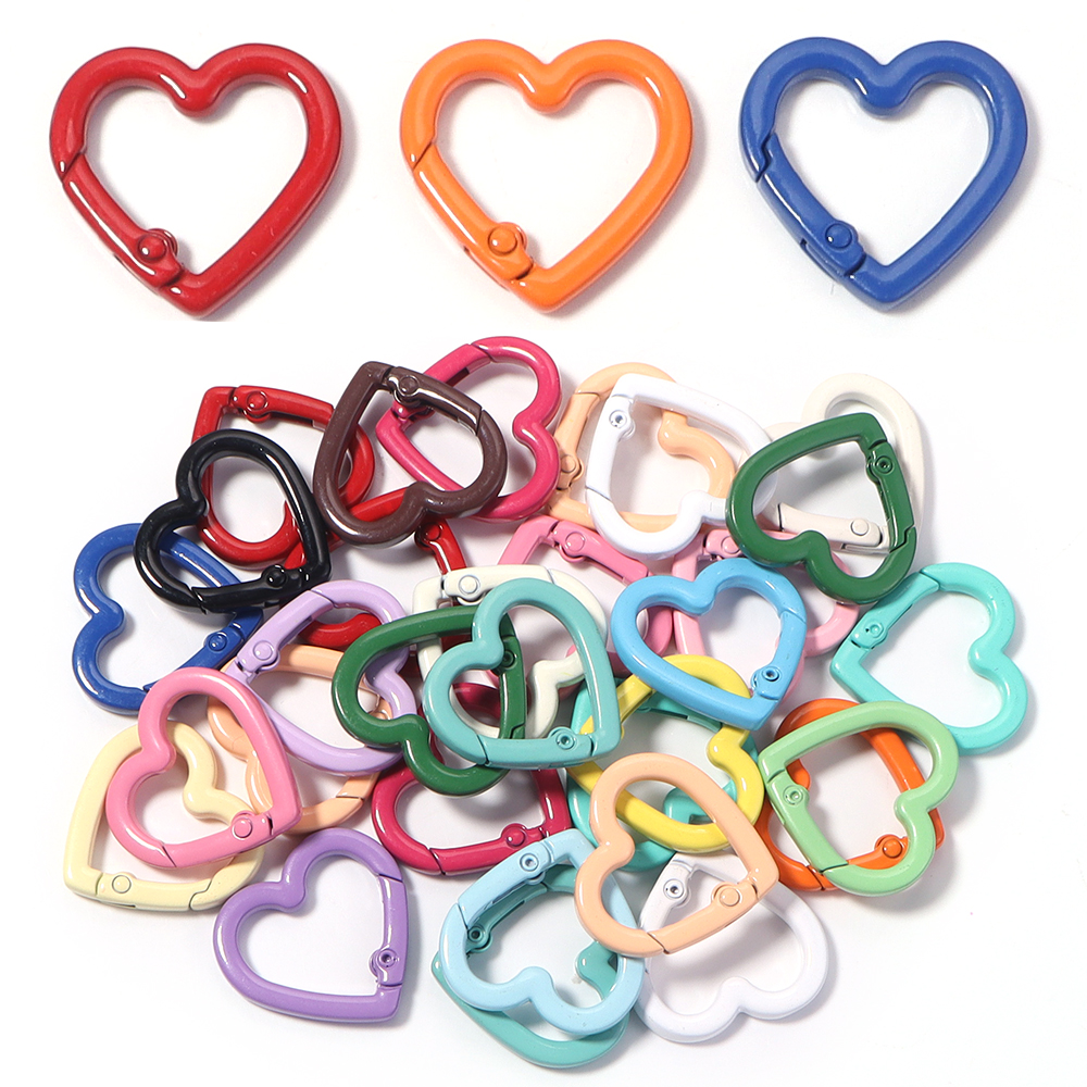 5pcs Alloy Heart Spring Clasps - Jewelry Making Accessories recensie en prijs