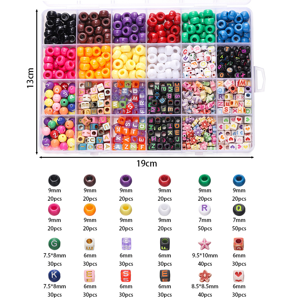 1 Box Colorful Acrylic Pony Be - Jewelry Making For Birthday Party recensie en prijs