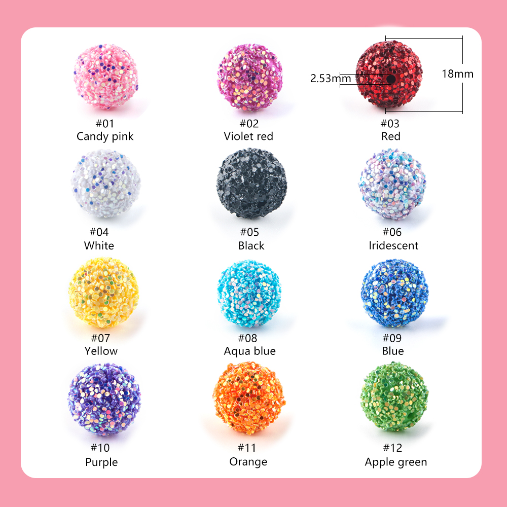 18/20MM Acrylic Round Bead Mer - Jewelry Making Process recensie en prijs