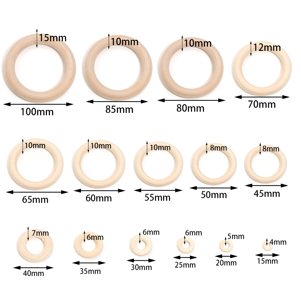 2-10pcs/lot Round Natural Wood - Jewelry Making Knots recensie en prijs