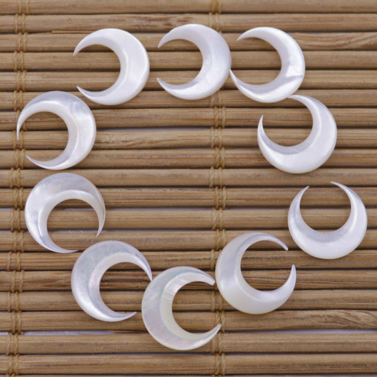 10 PCS Nail 3D Art Moon Shape  - Jewelry Making Drill recensie en prijs