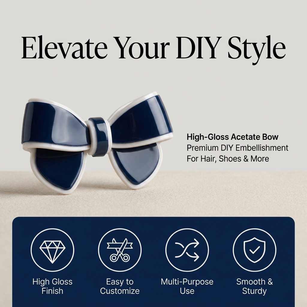 Acetate Bow DIY Accessory High - Jewelry Making Party For Adults recensie en prijs