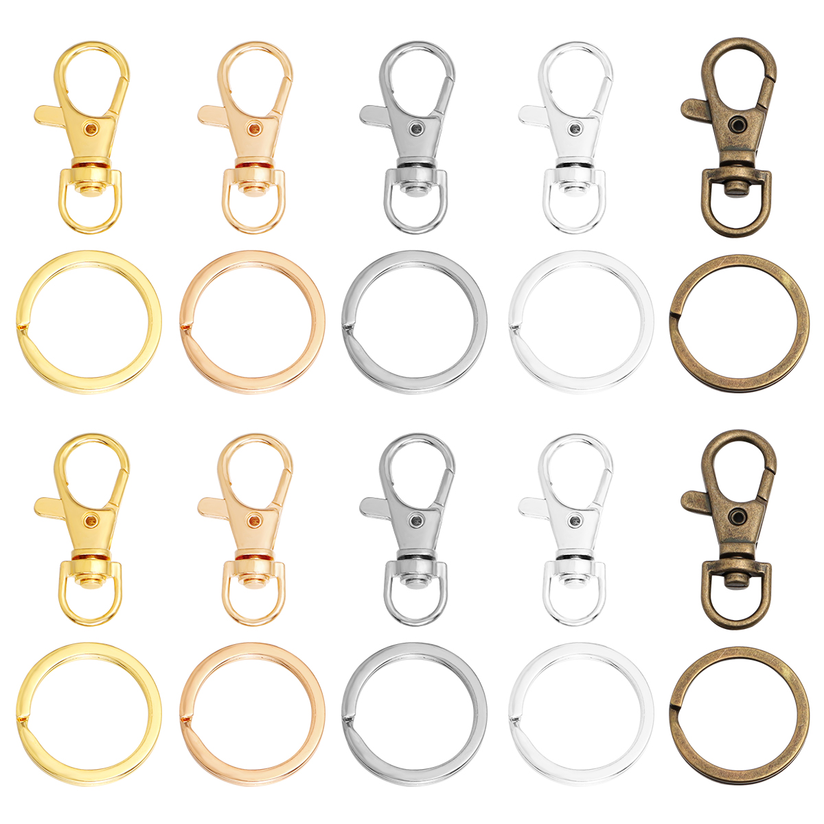 10Sets Alloy Swivel Lobster Cl - Jewelry Making Hoops recensie en prijs