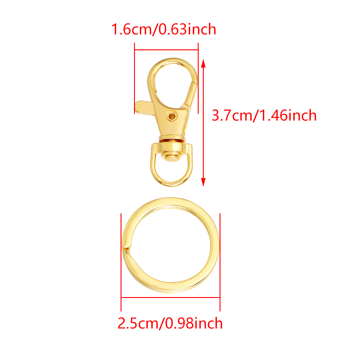 10Sets Alloy Swivel Lobster Cl - Jewelry Making Hoops recensie en prijs