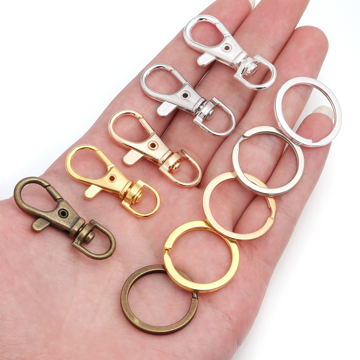 10Sets Alloy Swivel Lobster Cl - Jewelry Making Hoops recensie en prijs