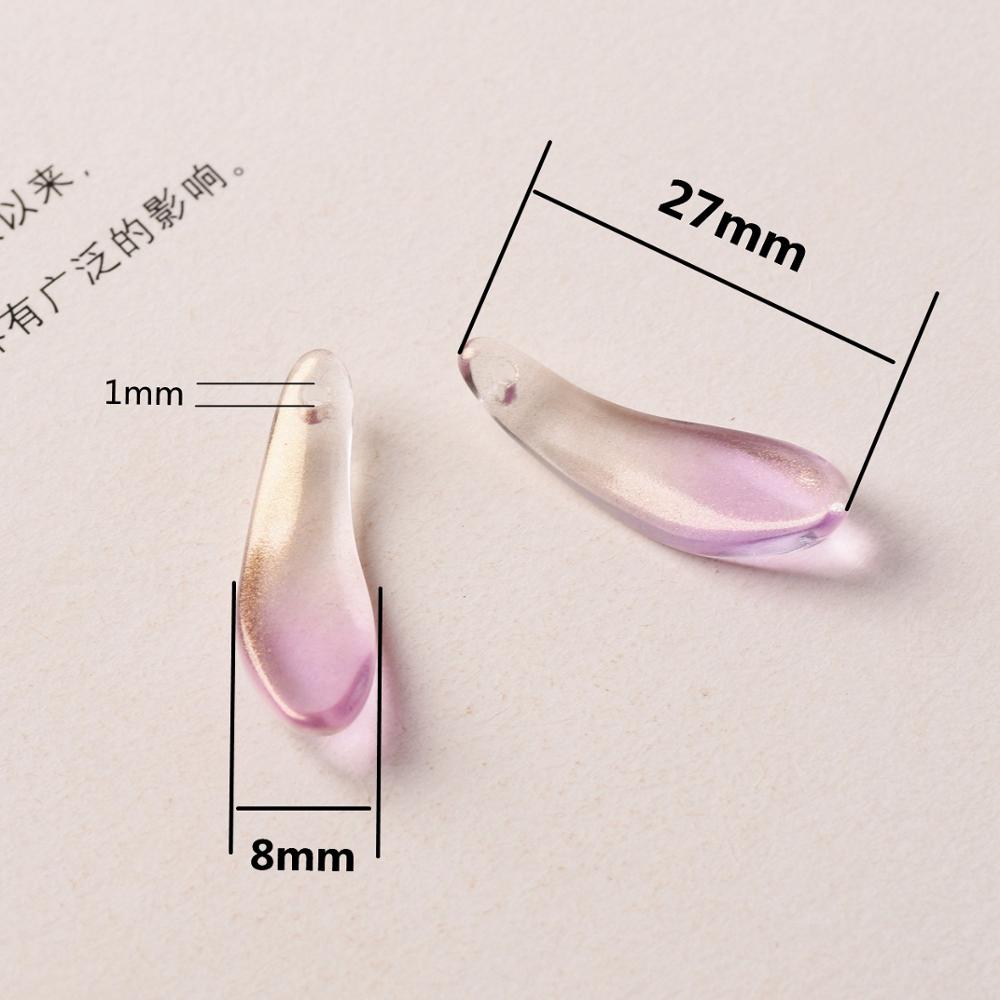 Long Petal Shape 10pcs 27x8mm  - Jewelry Making Drill recensie en prijs